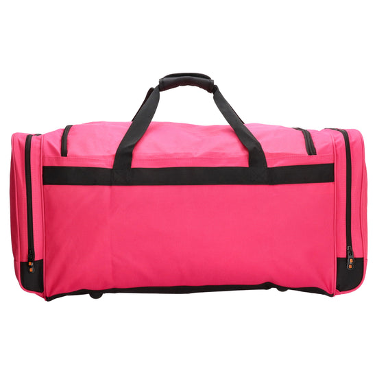 Reisetasche 75 x 35cm in Pink mit Seitentaschen - leder-accessoires.com