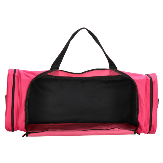 Reisetasche 75 x 35cm in Pink mit Seitentaschen - leder-accessoires.com
