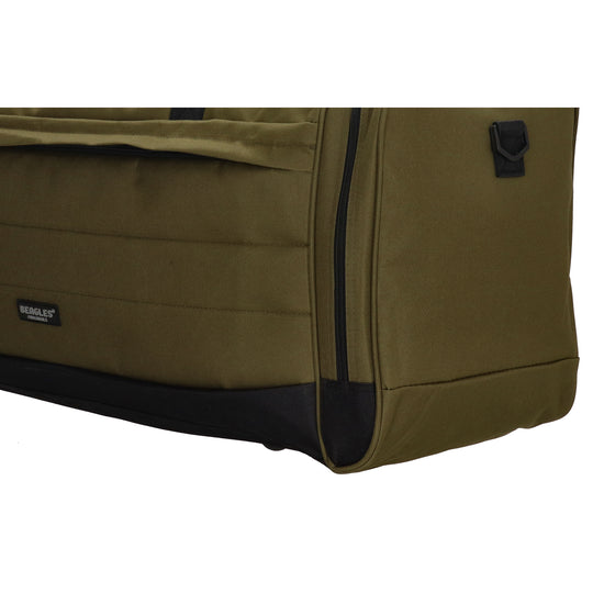 Reisetasche 75 x 35cm in Olivgrün mit Seitentaschen - leder-accessoires.com