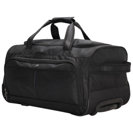 Trolleyreisetasche 55x 29cm in Schwarz - leder-accessoires.com