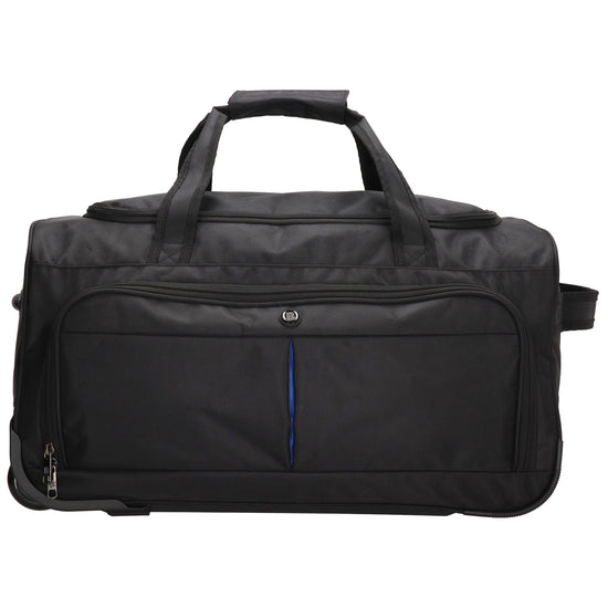 Trolleyreisetasche 55x 29cm in Schwarz - leder-accessoires.com