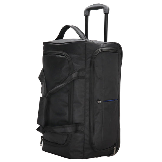 Trolleyreisetasche 55x 29cm in Schwarz - leder-accessoires.com