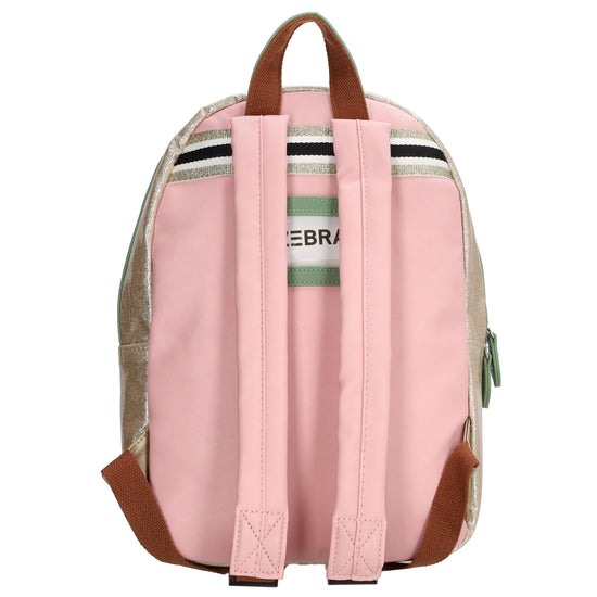 Kinderrucksack 25x35cm mit Glitzer in Gold - leder-accessoires.com