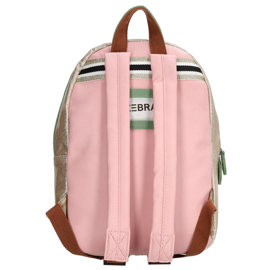 Kinderrucksack 25x35cm mit Glitzer in Gold