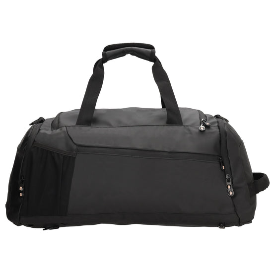 Reisetasche 62 x 27cm in Schwarz|Grau wasserabweisend - leder-accessoires.com