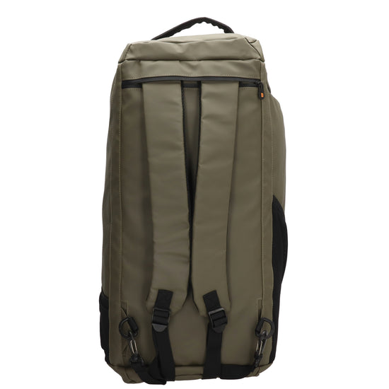 Reisetasche 62 x 27cm in Schwarz|Olivgrün wasserabweisend - leder-accessoires.com