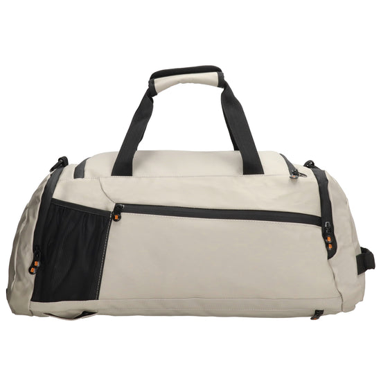 Reisetasche 62 x 27cm in Schwarz|Beige wasserabweisend - leder-accessoires.com