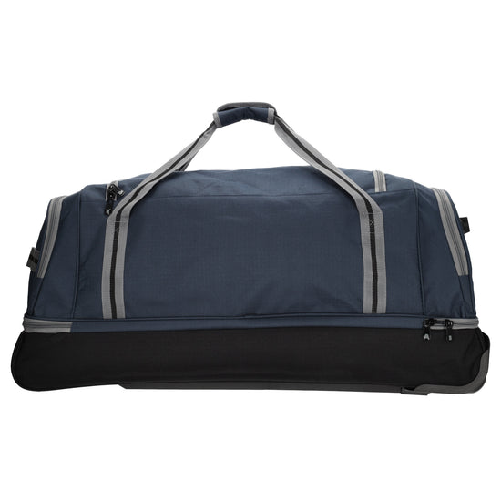 Trolleyreisetasche 80 x 36cm in Blau mit Seitentaschen - leder-accessoires.com