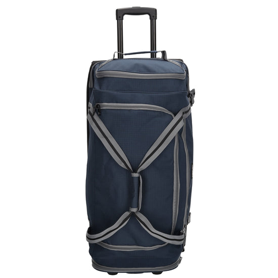 Trolleyreisetasche 80 x 36cm in Blau mit Seitentaschen - leder-accessoires.com