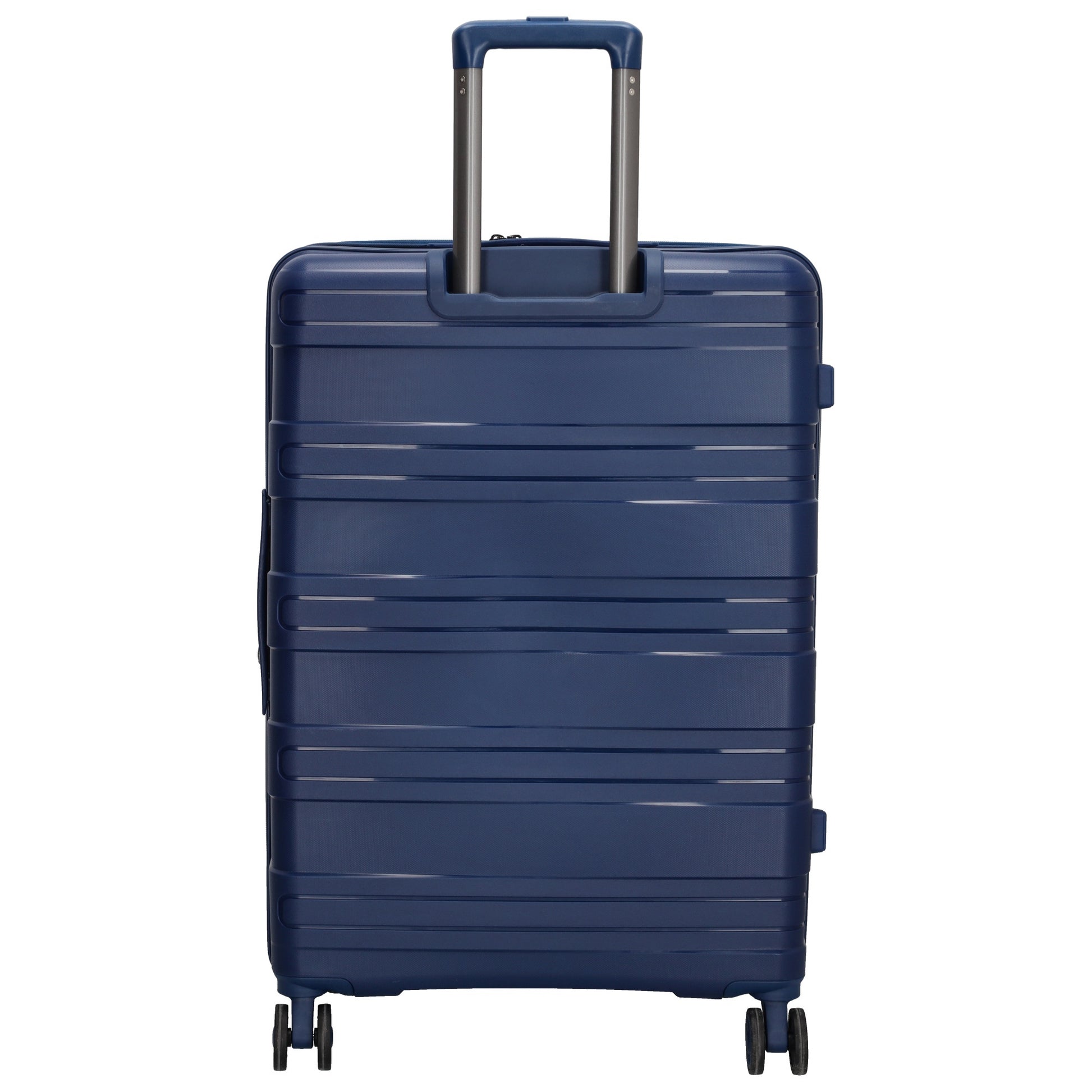 Reisetrolley-Set in Blau|Marine mit 4-Rad aus PP - leder-accessoires.com