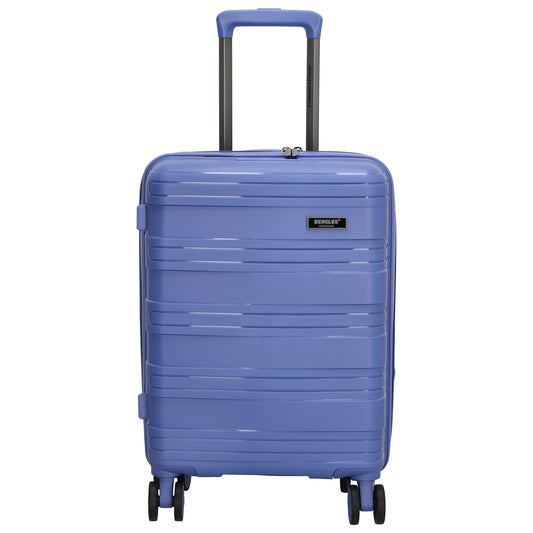 Reisetrolley|Handgepäck in Flieder mit 4-Rad aus PP - leder-accessoires.com