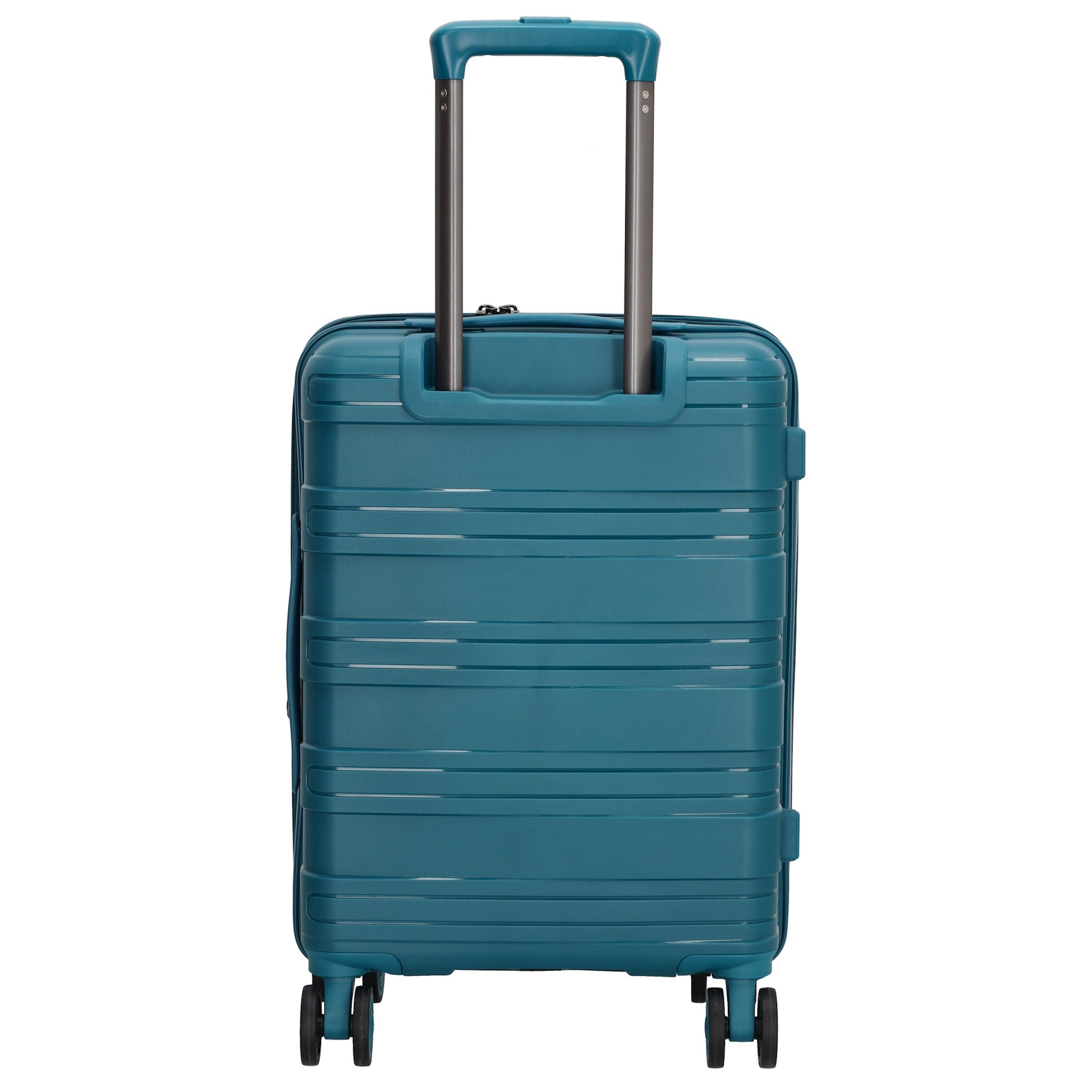 Reisetrolley|Handgepäck in Petrol mit 4-Rad aus PP - leder-accessoires.com