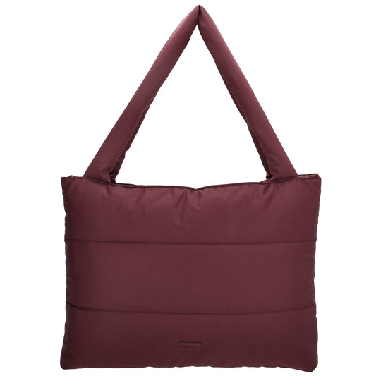 Shopper 55x40cm Weinrot aus Nylon|Polyester