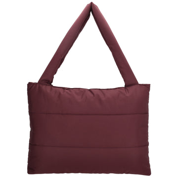 Shopper 55x40cm Weinrot aus Nylon|Polyester
