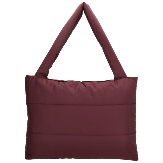 Shopper 55x40cm Weinrot aus Nylon|Polyester