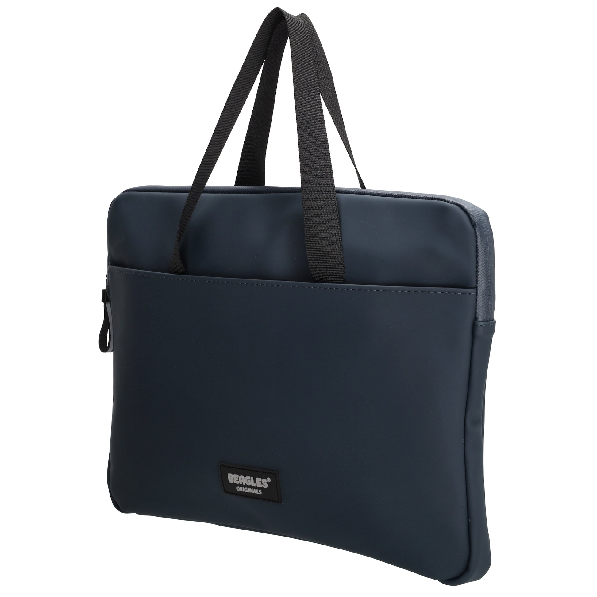 Businesstasche 34,5 x 24cm in Blau|Marine aus Polyester mit Reißverschluss - leder-accessoires.com