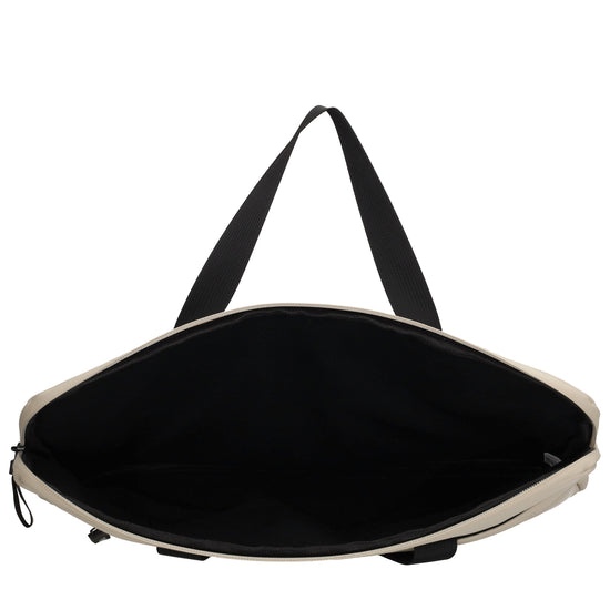 Businesstasche 34,5 x 24cm in Beige aus Polyester mit Reißverschluss - leder-accessoires.com