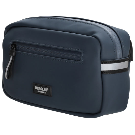 Bodybag|Gürteltasche 21 x 12,5cm in Blau aus wasserabweisendem Material - leder-accessoires.com