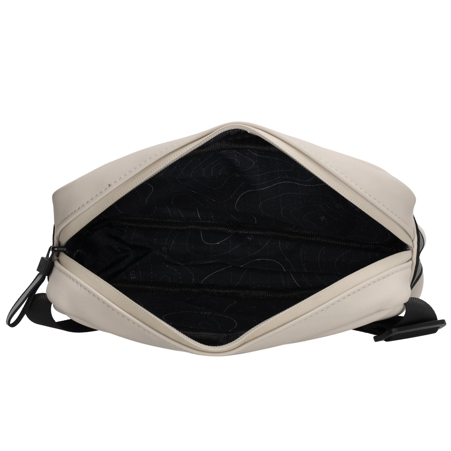 Bodybag|Gürteltasche 21 x 12,5cm in Helltaupe aus wasserabweisendem Material