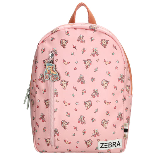 Kinderrucksack 25x35cm mit Einhornpferd-Muster in Rosa