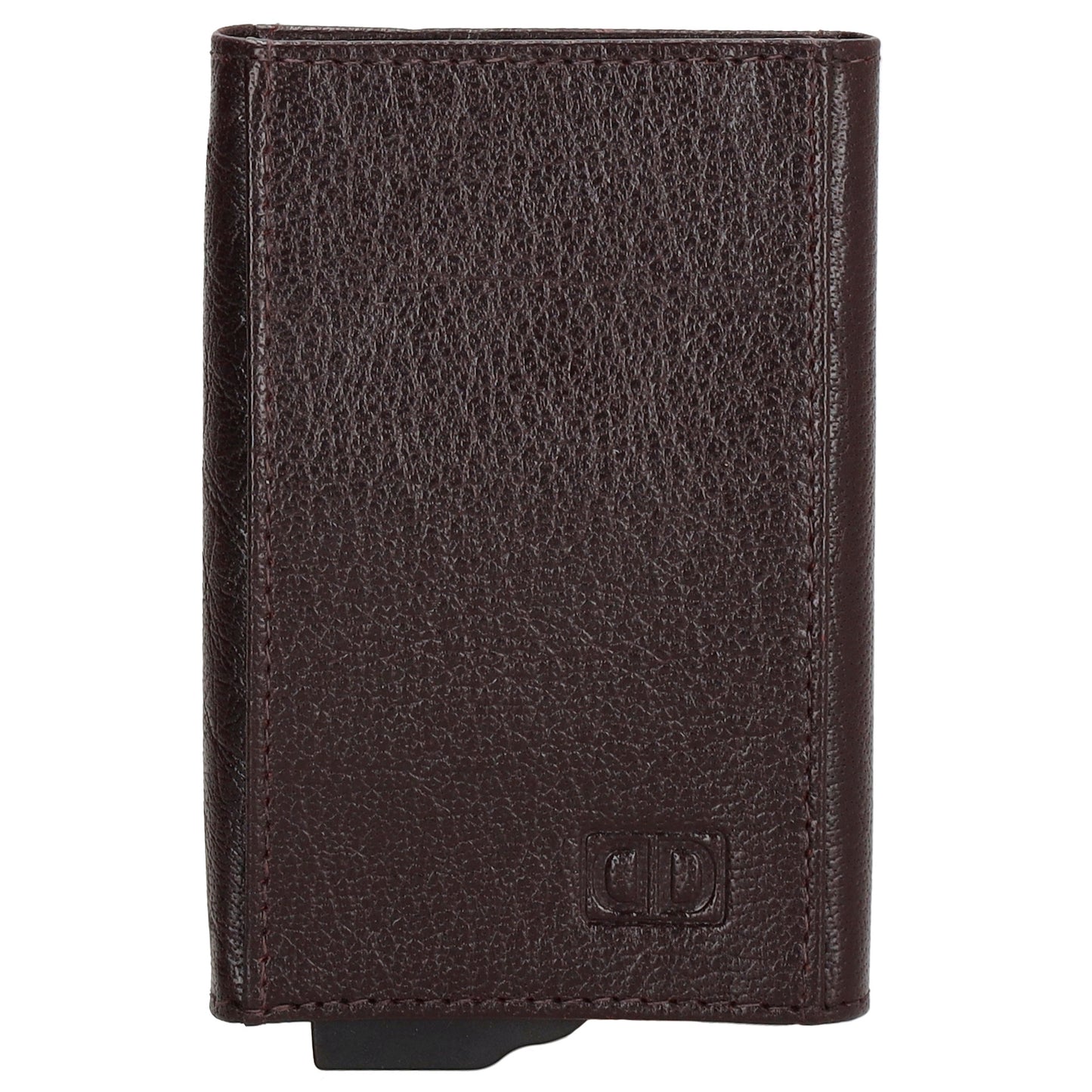 Kartenetui| Safty Wallet 10x7cm in Dunkelbraun mit RFID-Schutz