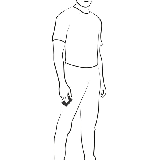 Kartenetui| Safty Wallet 10x7cm in Dunkelbraun mit RFID-Schutz - leder-accessoires.com