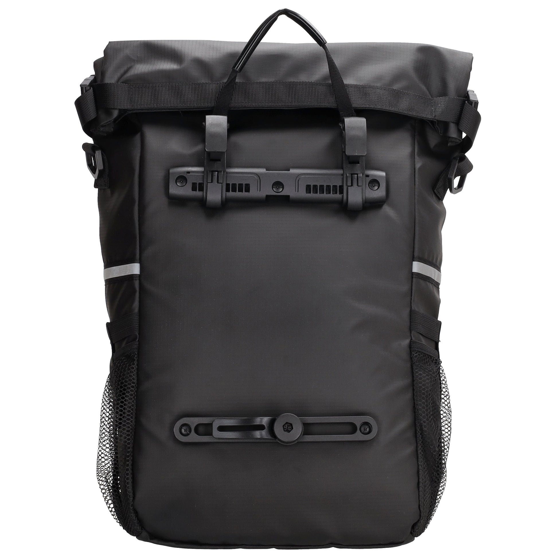 beagles originals fahrradtasche Fahrradtasche|Schultertasche mit Überschlag 48x26cm in Schwarz