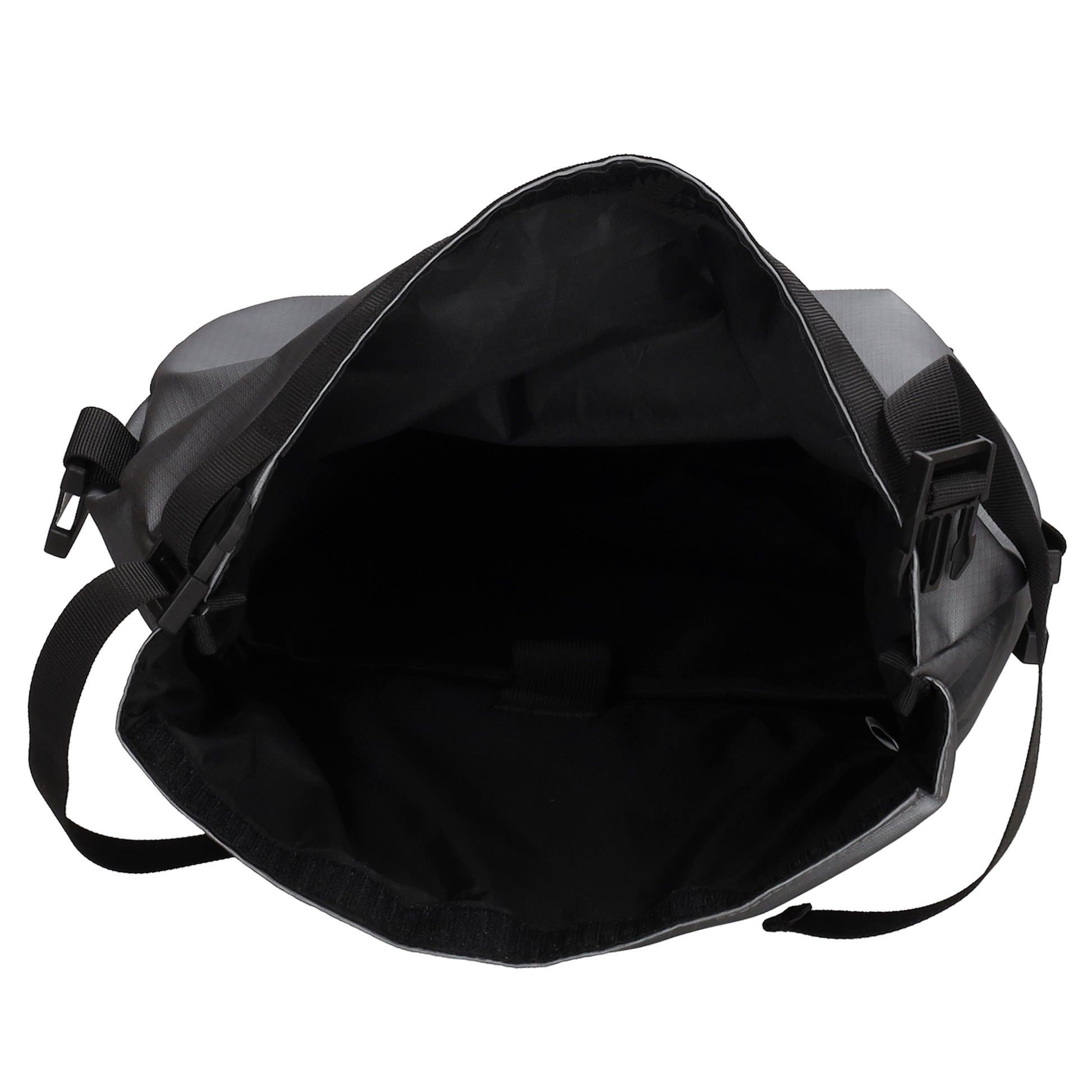 fahrradtasche schultertasche Fahrradtasche|Schultertasche mit Überschlag 48x26cm in Grau