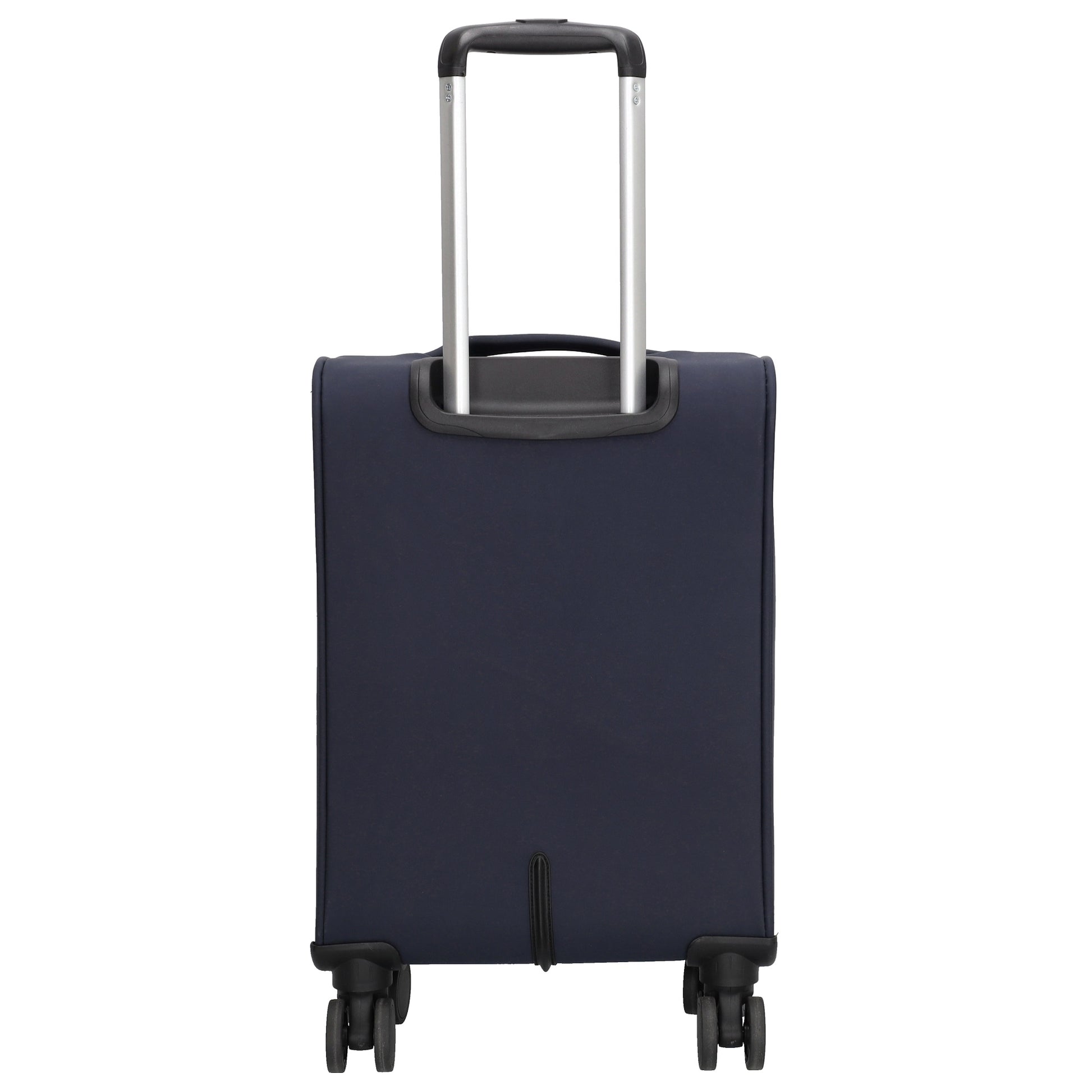 Reisetrolley|Handgepäck in Blau|Marine mit 4-Rad aus Kunstleder - leder-accessoires.com