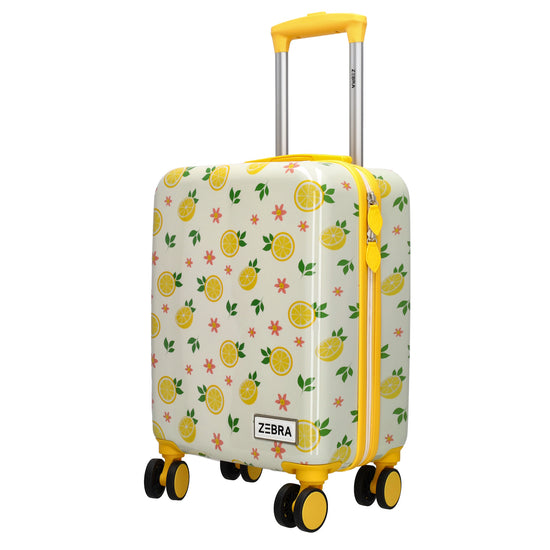 Reisetrolley "Zitrone" 4-Rad 47cm in Gelb - leder-accessoires.com