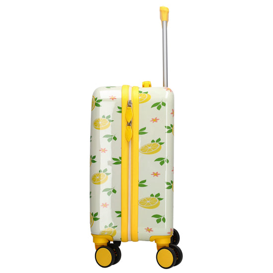Reisetrolley "Zitrone" 4-Rad 47cm in Gelb - leder-accessoires.com