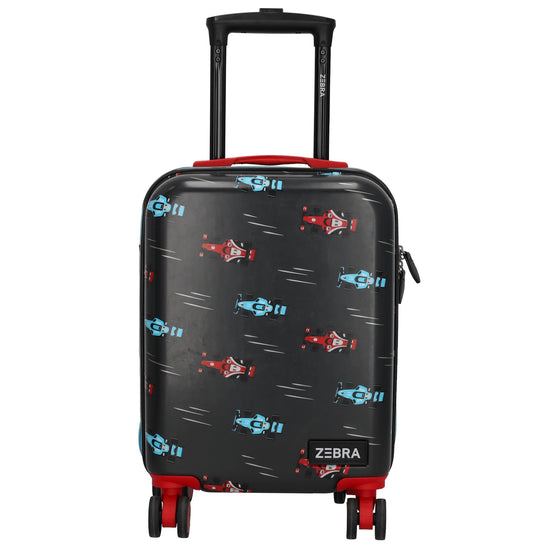 Reisetrolley "Rennauto" 4-Rad 47cm in Schwarz - leder-accessoires.com