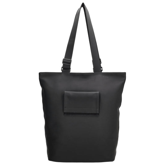 Fahrradtasche|Shopper beschichtet 42x32cm in Schwarz