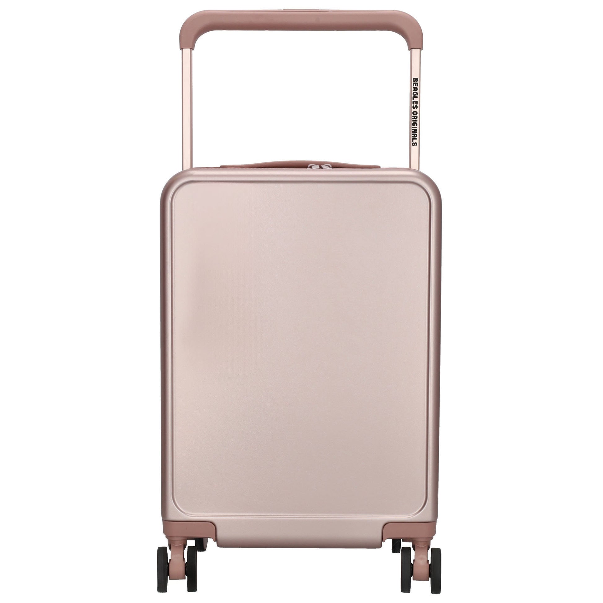 Reisetrolley|Handgepäck in Champagner mit 4-Rad und USB Anschluss - leder-accessoires.com