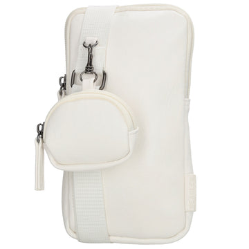 Handytasche 20x10,5cm in Weiss mit Minitasche