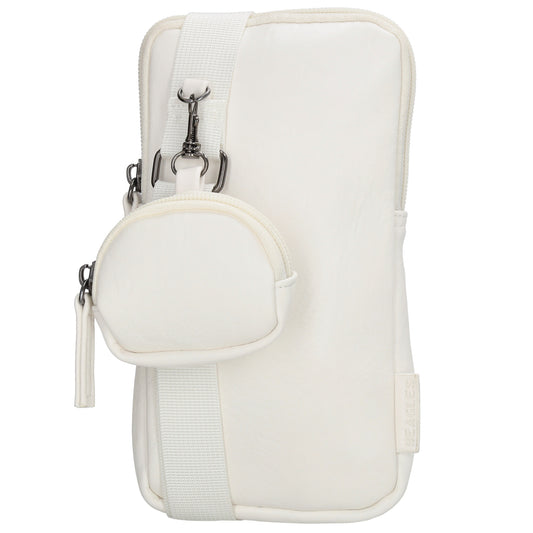 Handytasche 20x10,5cm in Weiss mit Minitasche