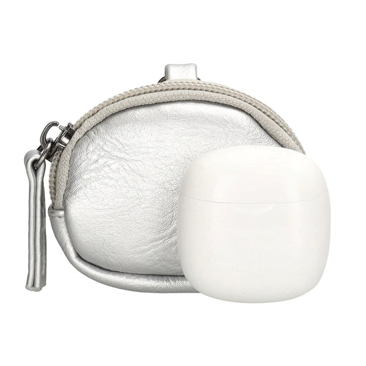 Handytasche 20x10,5cm in Silber mit Minitasche