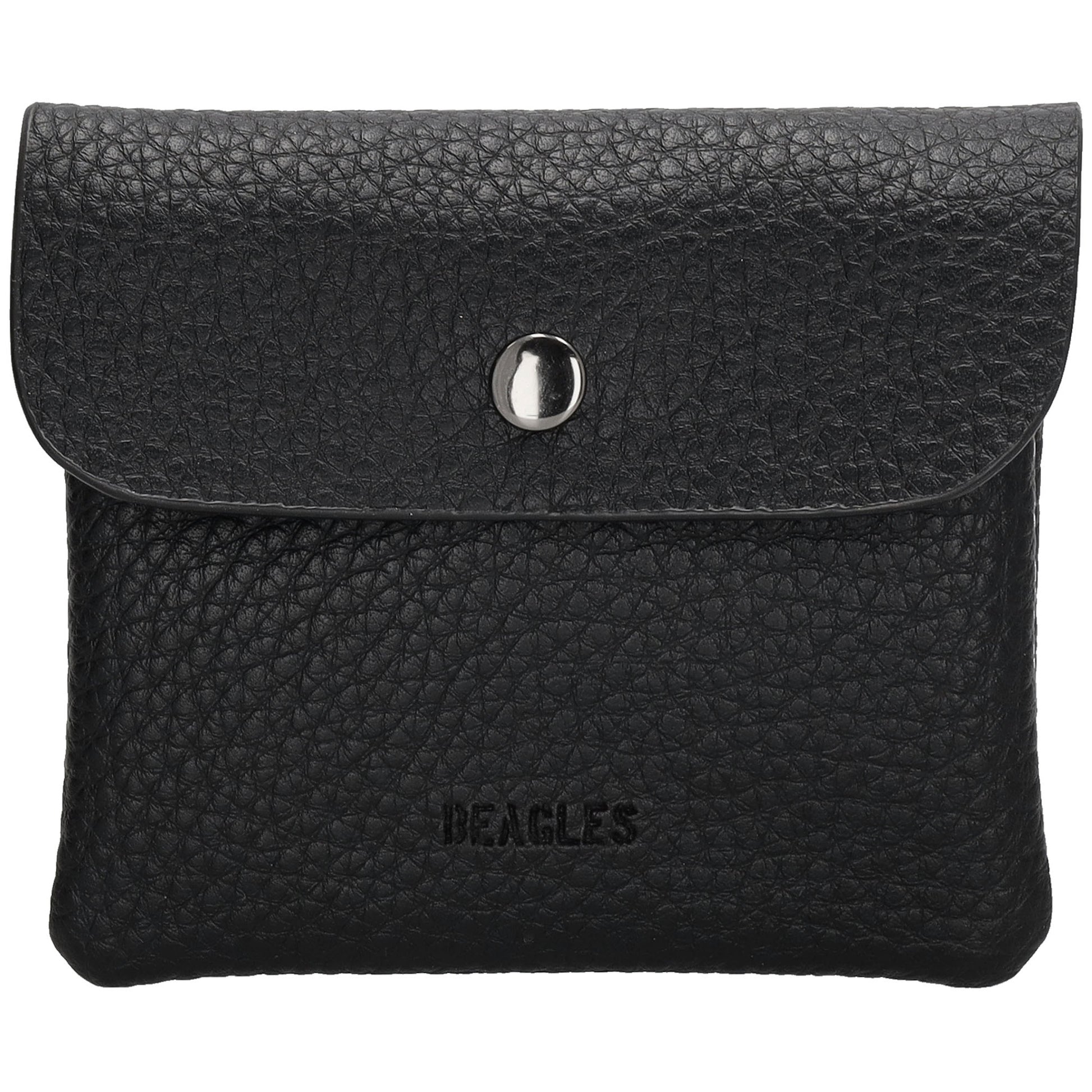 Geldbörse 10x9cm mit Überschlag in weichem Leder - leder-accessoires.com