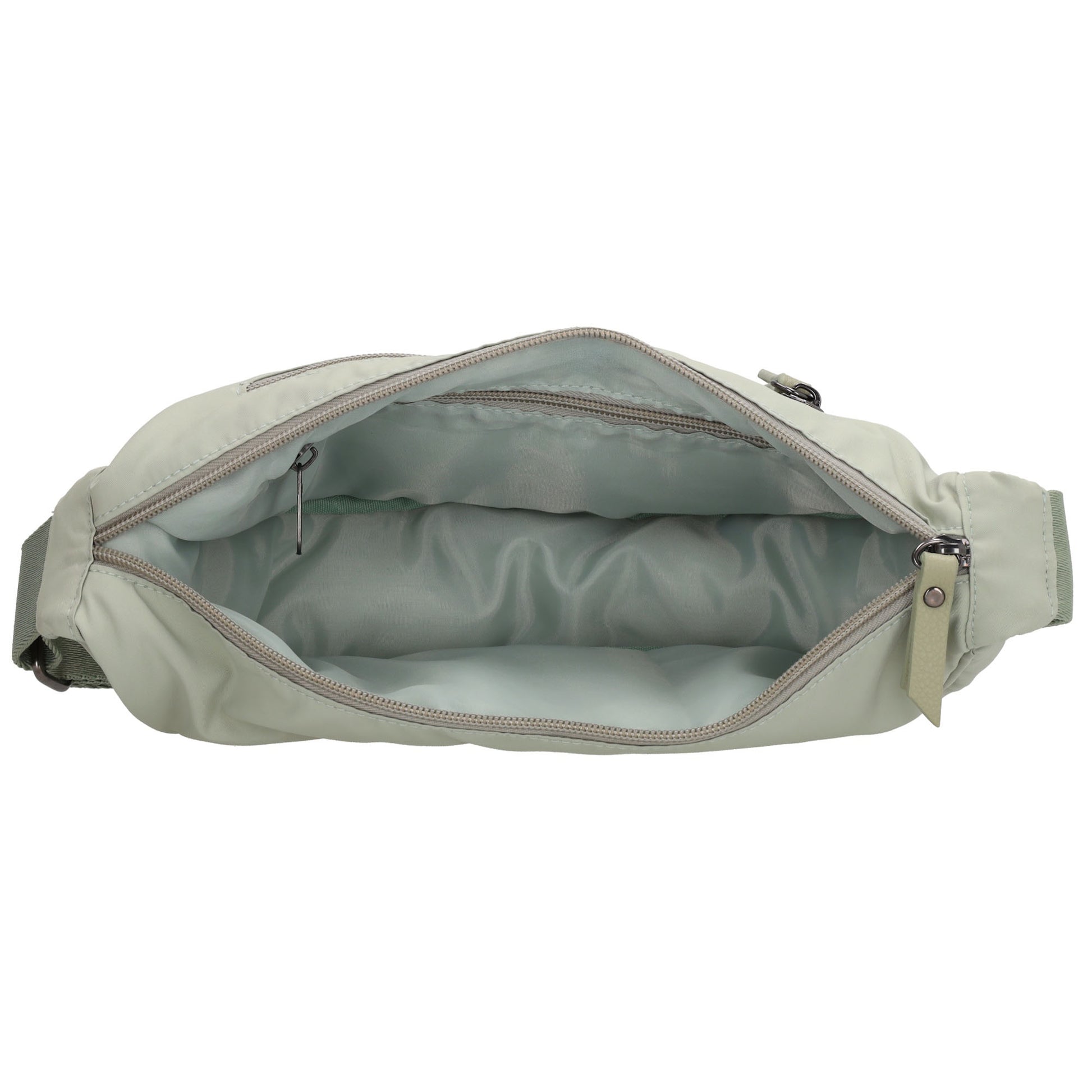 Mint Bodybag 39x18 cm – Gepolsterte Trendtasche - leder-accessoires.com