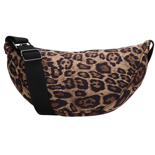 Leoparden Bodybag 39x18 cm – Trendige Animal Tasche - leder-accessoires.com