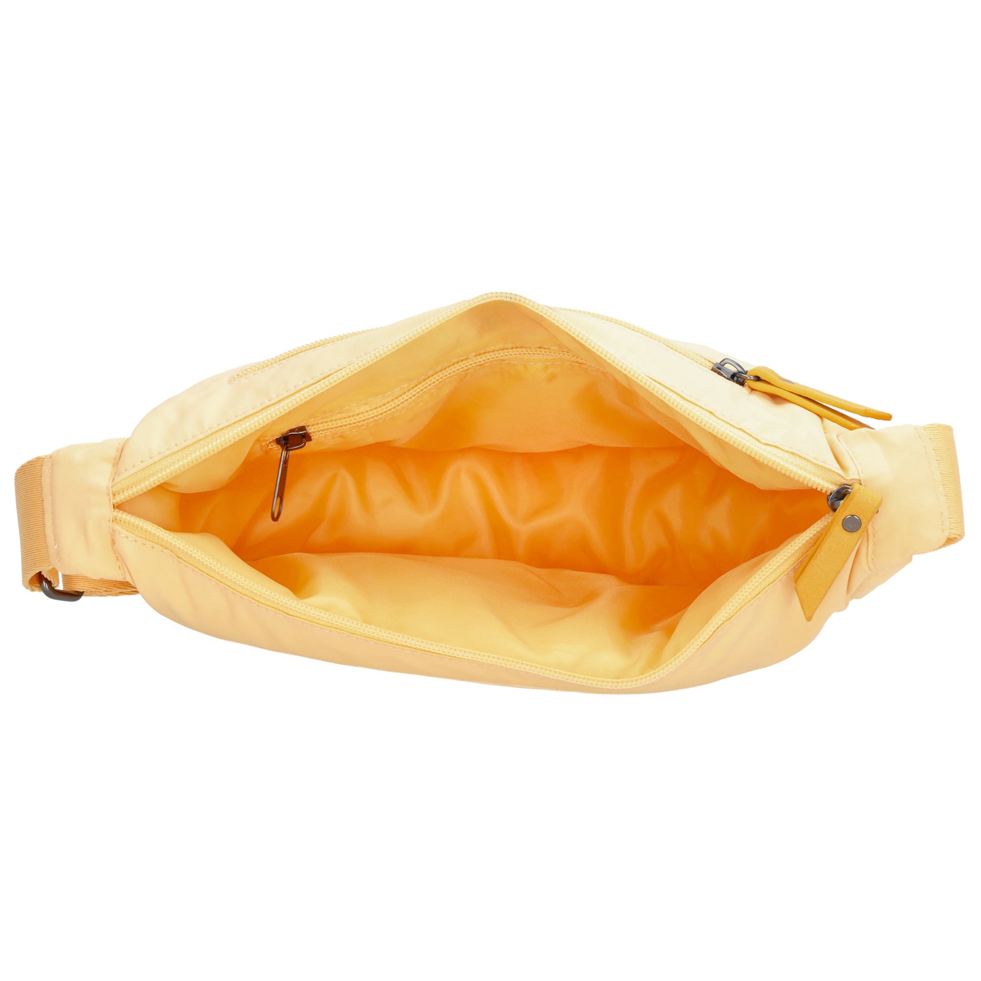 Gelbe Bodybag 39x18 cm – Gepolsterte Crossbody Tasche - leder-accessoires.com