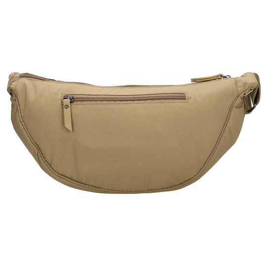 Bodybag 39x18cm in Taupe mit Reißverschluss