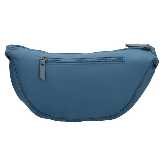 Bodybag 39x18cm in Jeansblau mit Reißverschluss