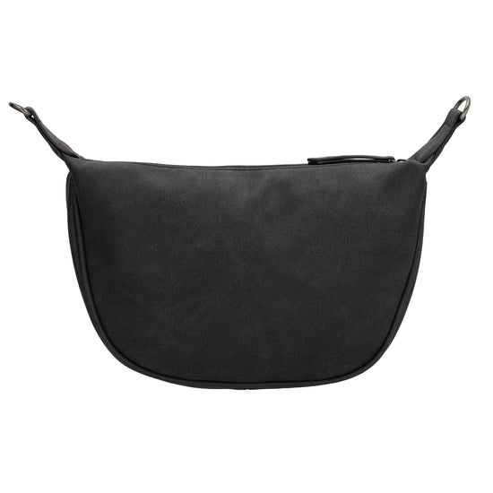 Bodybag 28 x 18cm in marmorierter Optik Schwarz - leder-accessoires.com