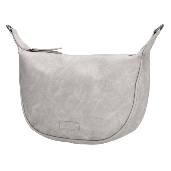 Bodybag 28 x 18cm in marmorierter Optik Hellgrau - leder-accessoires.com