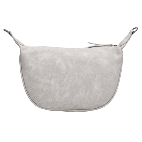 Bodybag 28 x 18cm in marmorierter Optik Hellgrau - leder-accessoires.com
