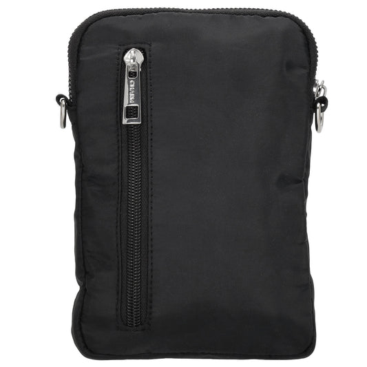 Handytasche 18,5x12,5cm in Schwarz mit zusätzlicher Münzbörse