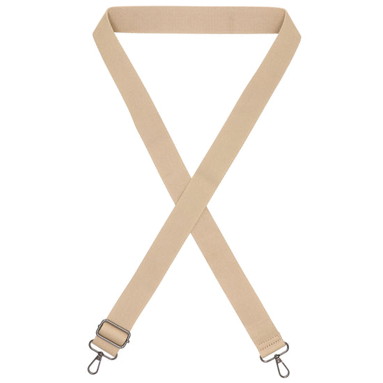 Taschenriemen|Wechselriemen 140cm in Helltaupe Uni - leder-accessoires.com