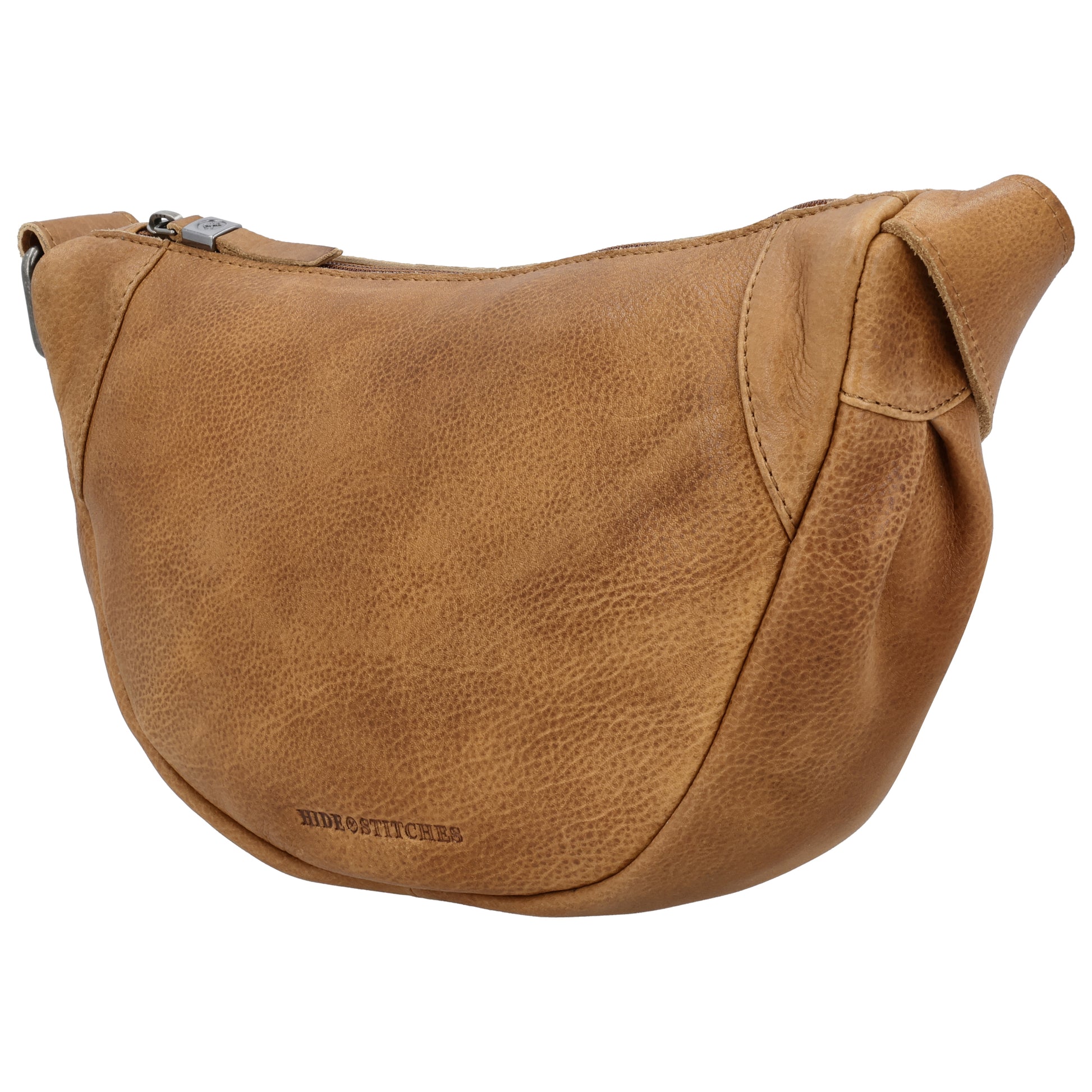 Braune Leder Bodybag 29x18 cm – Gepolsterte Gürteltasche - leder-accessoires.com
