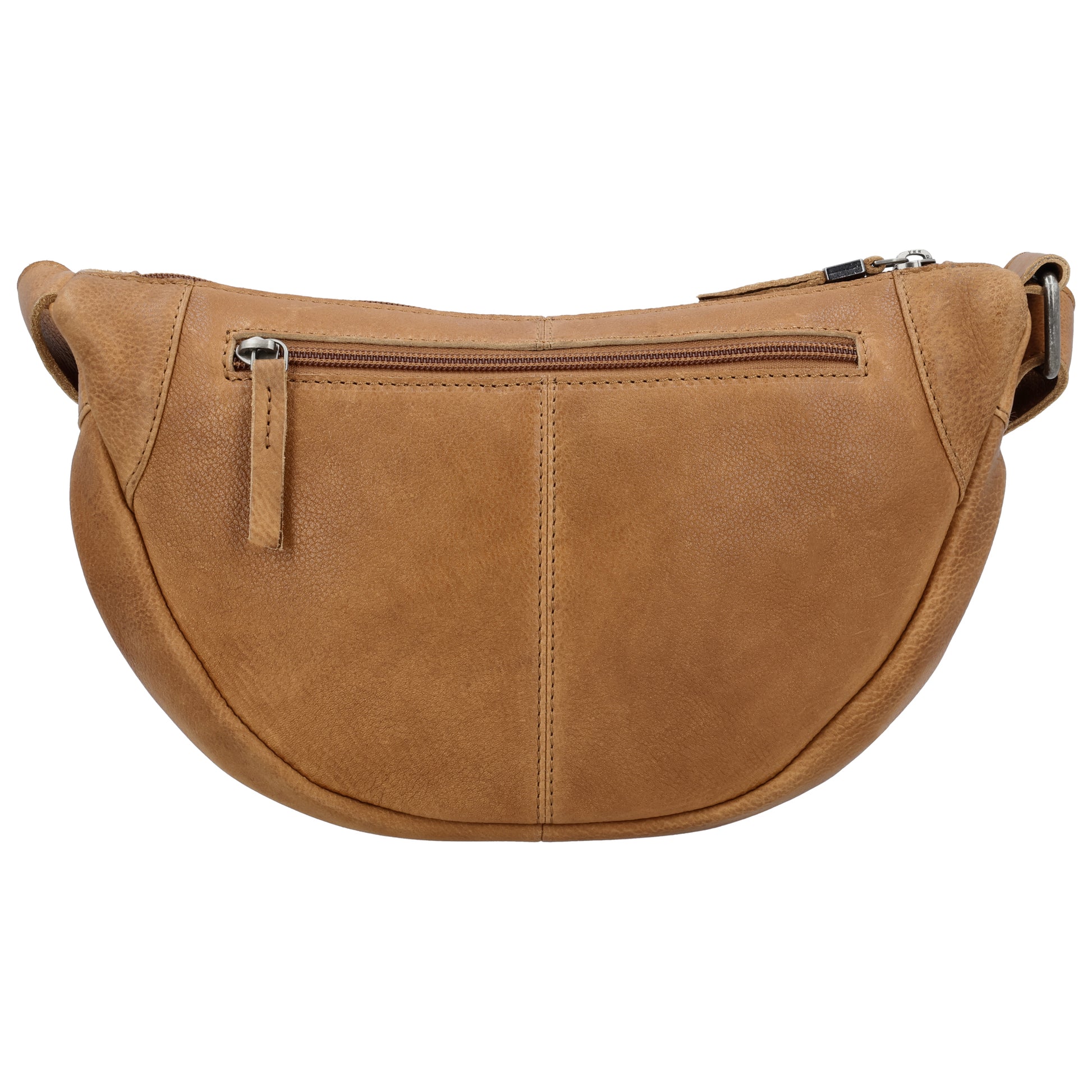 Braune Leder Bodybag 29x18 cm – Gepolsterte Gürteltasche - leder-accessoires.com